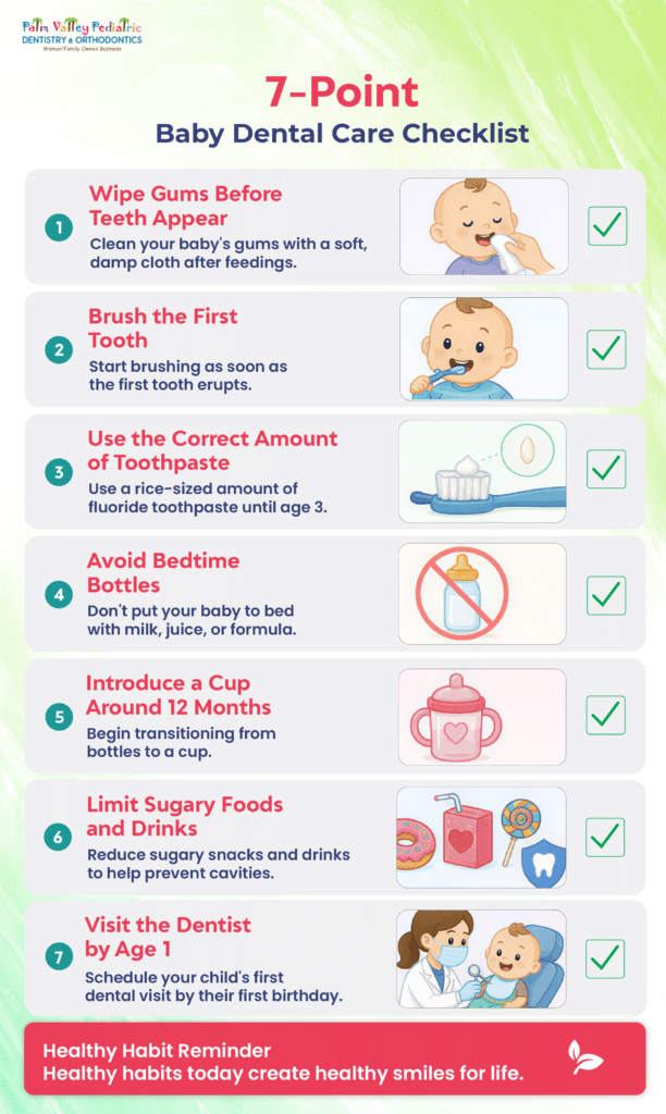 Seven essential baby dental care tips for a healthy smile